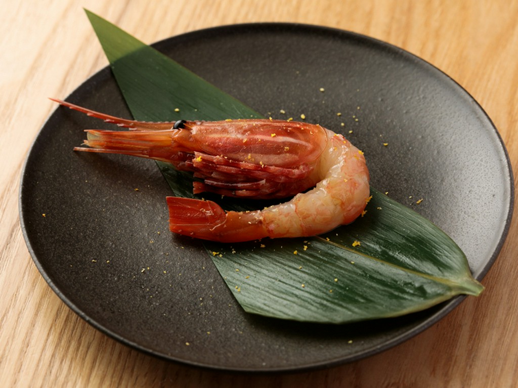 牡丹海老紹興酒漬け