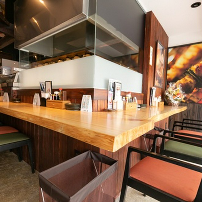 カウンター席がある