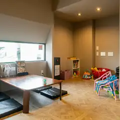 子どもと一緒に過ごしたい家族のためにキッズスペースを完備
