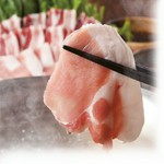 新潟のブランド肉である越後もち豚。きめ細やかな脂とさっぱりしたうまみのあるお肉を水菜やネギのハリハリとした食感と共にお楽しみください。