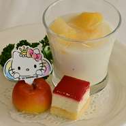 セット杏仁豆腐
