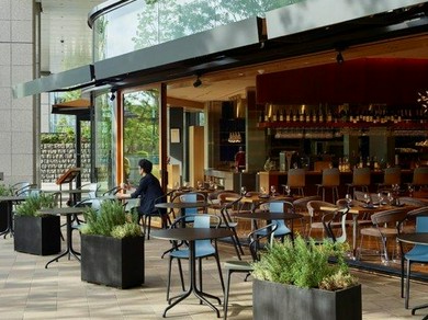 都会の中の緑あふれるオアシス　うかいの贈るブラッスリー