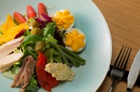 ゆで卵・ツナ・アンチョビ・バジル