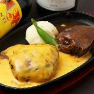 希少価値が高い牛のホホ肉を赤ワインで煮込んだ『牛ホホの赤ワイン煮』は、とろけるような柔らかさと深い味わいが魅力です。お手頃な価格で楽しめる上質な美味しさが、二人で過ごす特別な時間に彩りを添えます。