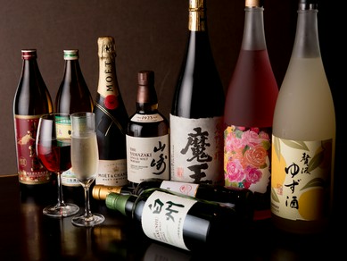 食材やメニューその日の気分で選択可能！種類豊富なお酒