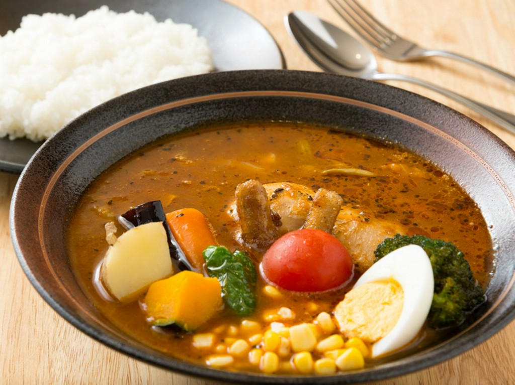 チキンと野菜のスープカレー