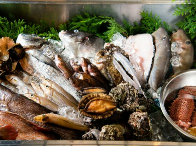旬の魚介は漁師直送。多彩なメニューで新鮮ならではの美味しさを