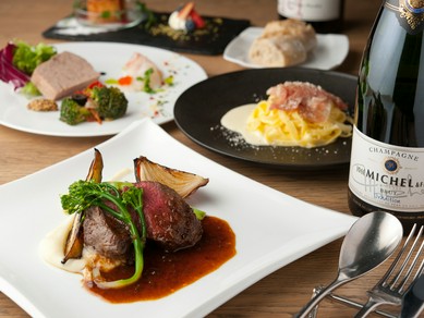 大切な方のおもてなしにふさわしい上質なコース料理