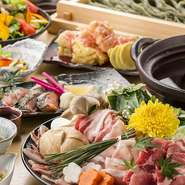 「今が一番美味しい！」を大切にした旬の素材を味わえる様々なコースをご用意。季節ごとに変わる工夫を凝らしたコース内容。〆は当店の看板メニューでもある新潟名物へぎ蕎麦をお出ししております！飲み放題メニューも充実！全てのお客様に喜んでいただけるよう種類豊富に取り揃えております。女子会、家族会、飲み会に◎