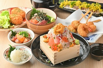 豪華な宴会コースで特別な夜を