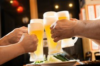 豊富なドリンクメニューで乾杯！