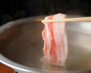 新潟の越後もち豚しゃぶしゃぶ