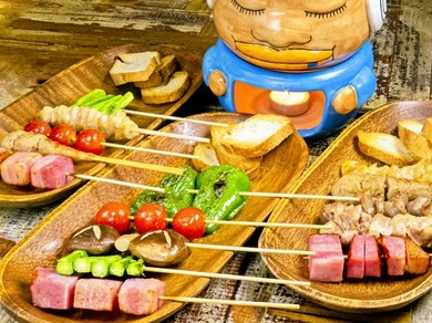 焼き鳥とチーズの新しい出会い！　『焼き鳥フォンデュ』