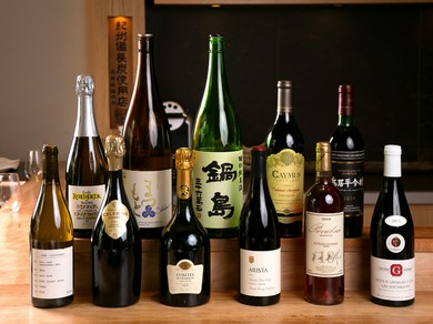 日本酒の『おまかせペアリングコース』をお楽しみください