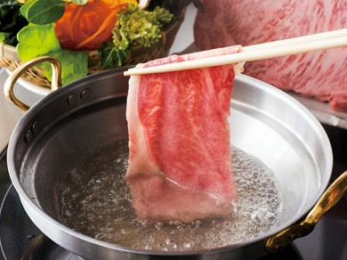 一人用の「しゃぶしゃぶ鍋」で、ゆっくりと気兼ねなく