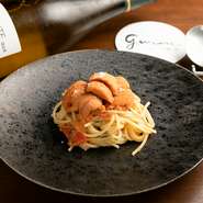 生うに本来の美味しさが際立つ『北海道の生ウニのスパゲティ』