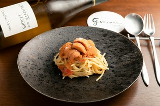 生うに本来の美味しさが際立つ『北海道の生ウニのスパゲティ』