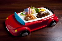 ★ハンバーグ　★ケチャップライス　★コーン　★ポテトサラダ　★ミニゼリー