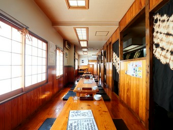 最大30名様までの宴会にご利用可能な広い座敷席を完備