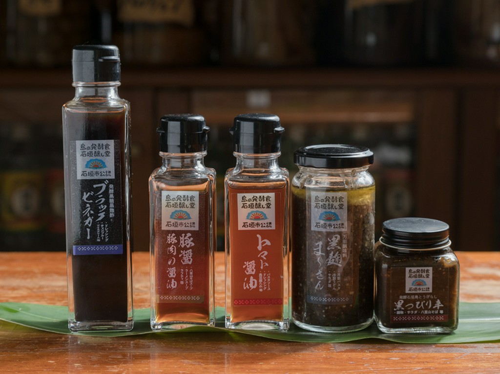 オリジナル調味料は石垣島のおみやげにも好適
