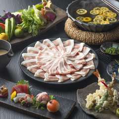 芳醇な旨味の金アグーを堪能『金アグー豚しゃぶしゃぶコース』