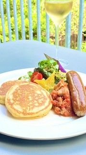 限定パンケーキ&スパークリングワインセット
