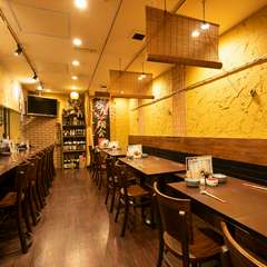 落ち着いた店内で歓迎会