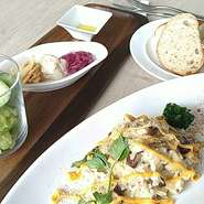 チーズたっぷりなリゾットで、ちょうどよい塩味
チーズ好き、チーズ気分の日にいかがですか♪