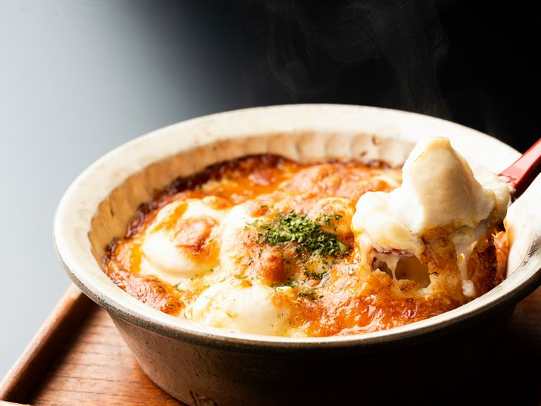 まったりとクリーミーな『とらふく白子グラタン』