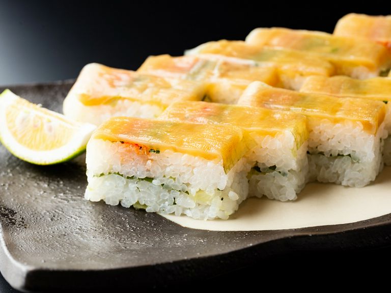 創業時からある人気メニュー『ふくめはり寿司』