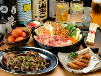 各種宴会に最適な、自慢の鶏料理が堪能できるコースをご用意