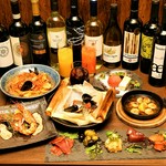 海鮮類の自慢の品！他では味わえない海鮮イタリアンバルならではのお得コース！