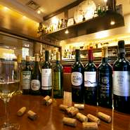 料理とワインのマリアージュを心ゆくまで楽しめる店