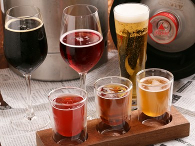 日本や世界のクラフトビールが33種類も楽しめる！