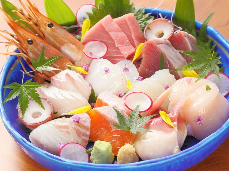 その日の仕入れや旬で内容が変わる『刺身』