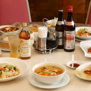 当店自慢の逸品『北京ダック』『海老のチリソース』『海鮮卵白炒め』など、全9品をたっぷりご堪能いただける贅沢コース！更に嬉しい飲み放題付き♪内容充実で、コスパ最高◎是非、各種宴会にご利用ください。