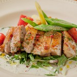 粒マスタード添え