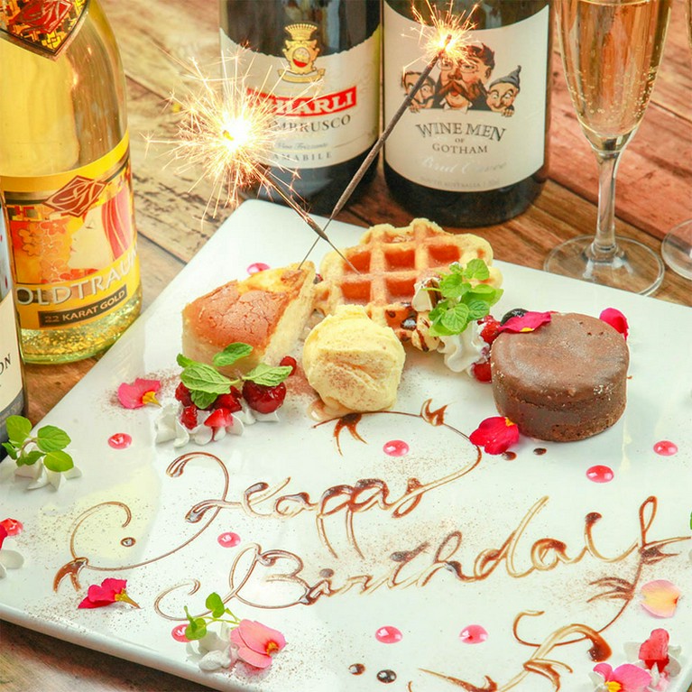 1日3組限定デザートプレートサービス！