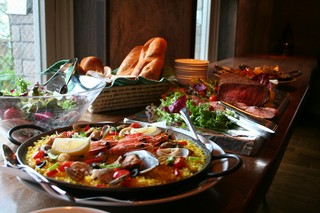 ビュッフェスタイルも