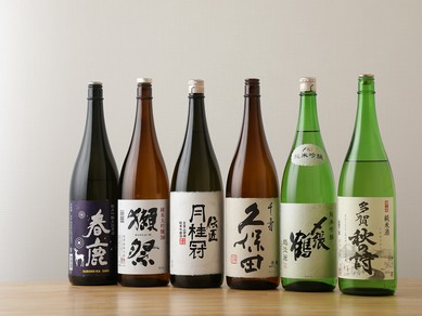 地元京都の酒蔵でつくられた日本酒が豊富！