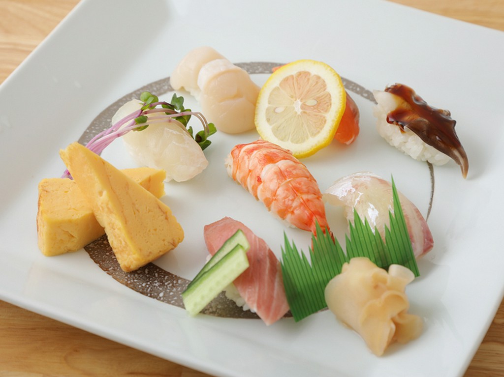 鮮度抜群なネタを味わう『特上握りのセット』