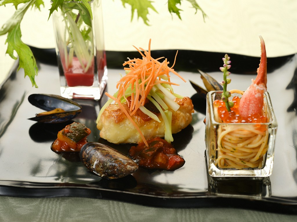 目で見て楽しむことが出来るお料理と落ち着いた雰囲気でデートを