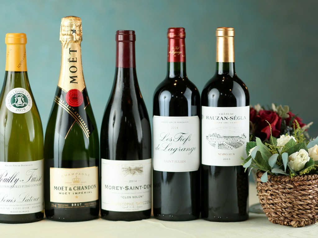 豊富なフランス産ワイン