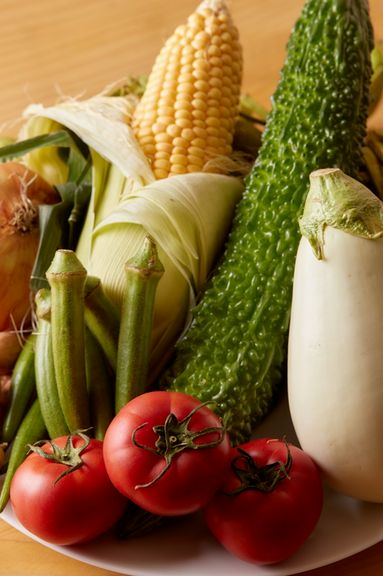 その時期の食材を使用したお料理に舌鼓