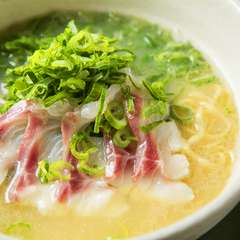  鯛のダシ100％麺 ～自家製牛肉辣油添え～