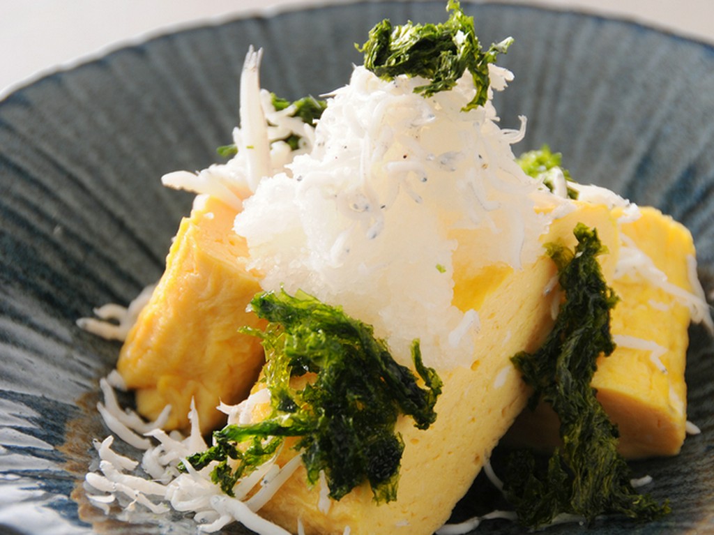 四万十青のり じゃこの玉子焼き