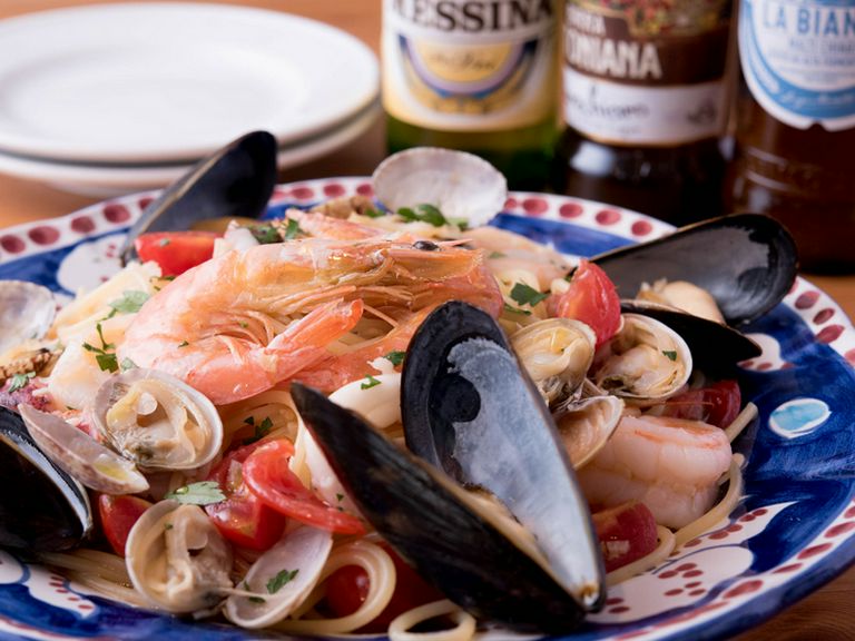 佐賀県産をメインとした新鮮な魚貝でつくる『ペスカトーレ』