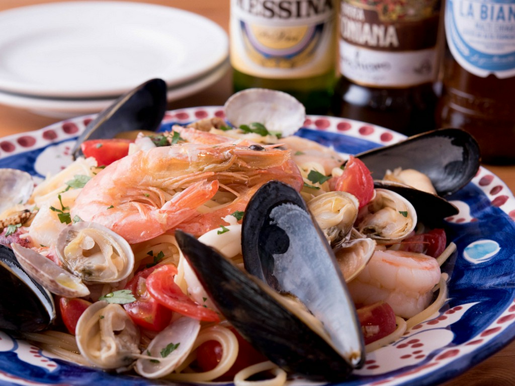 佐賀県産をメインとした新鮮な魚貝でつくる『ペスカトーレ』