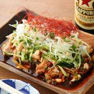 こだわりのタレを使用。ピリリとした山椒が舌を刺激『よだれ鶏』