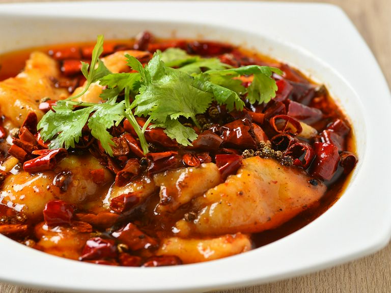 白身魚の激辛うま煮